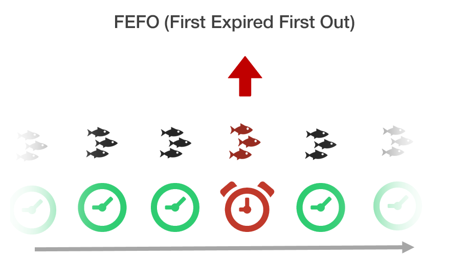 fefo در انبار